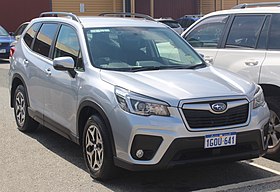 2018 Subaru Forester (SK MY19) 2.5i AWD wagon (2018-10-08) 01.jpg